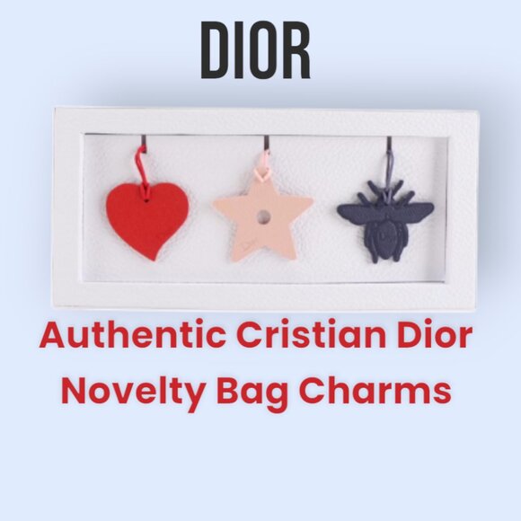 Dior Accessories - New DIOR "Gift Ready" Leather Bag Charms 3